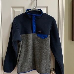 Patagonia boys synchilla fleece pull over